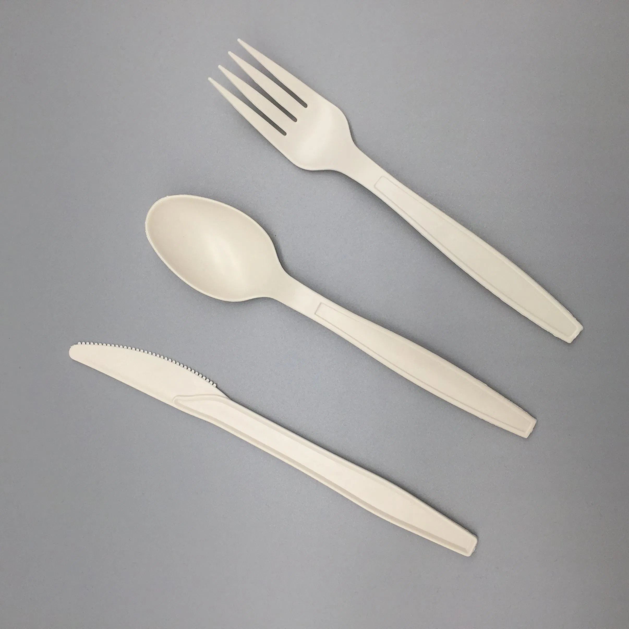 Biodegradable Disposable Knives Fork and Spoon Cutlery Kit for Fast Food Camping Party