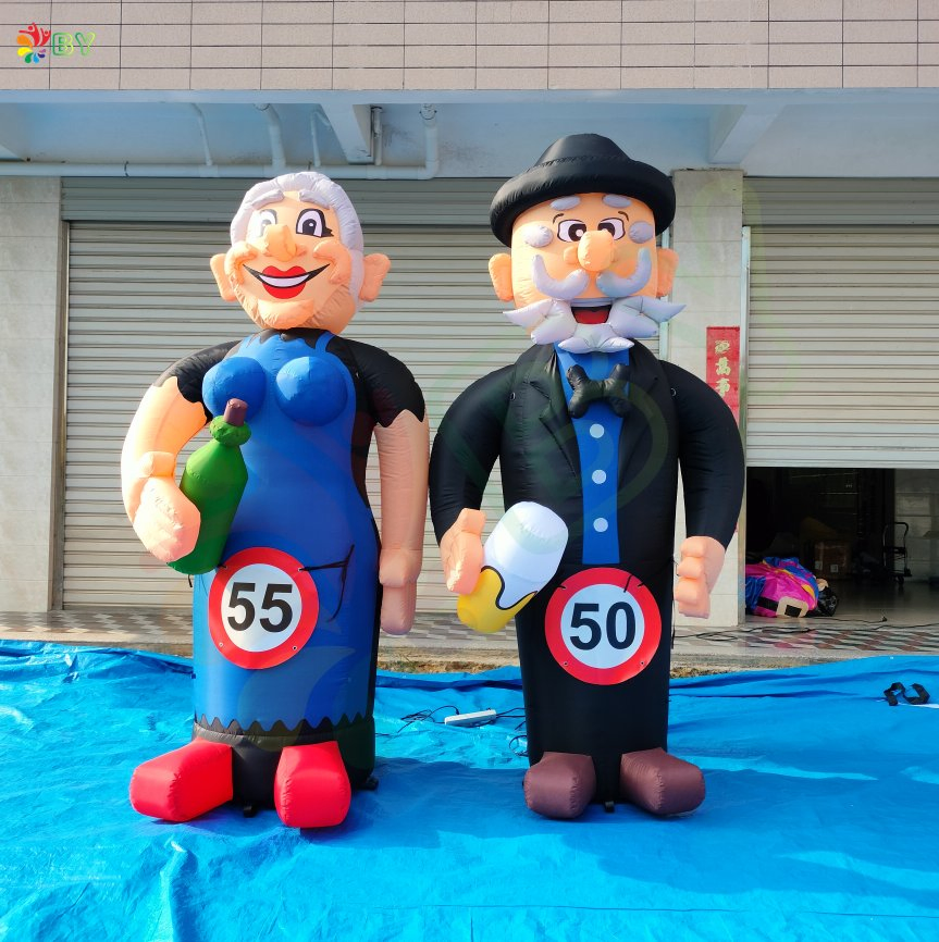 Commercial Use Inflatable Holland Abraham Cartoon for Sale