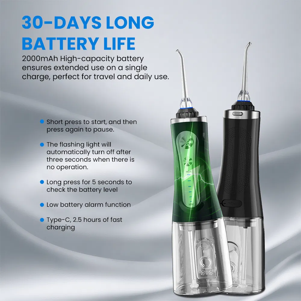 USB Charging Water Dental Flosser Professional Oral Irrigator for Braces Supplier