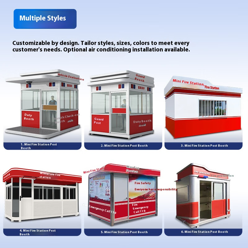 Durable Fire Guard Booths for Schools, Factories & Communities