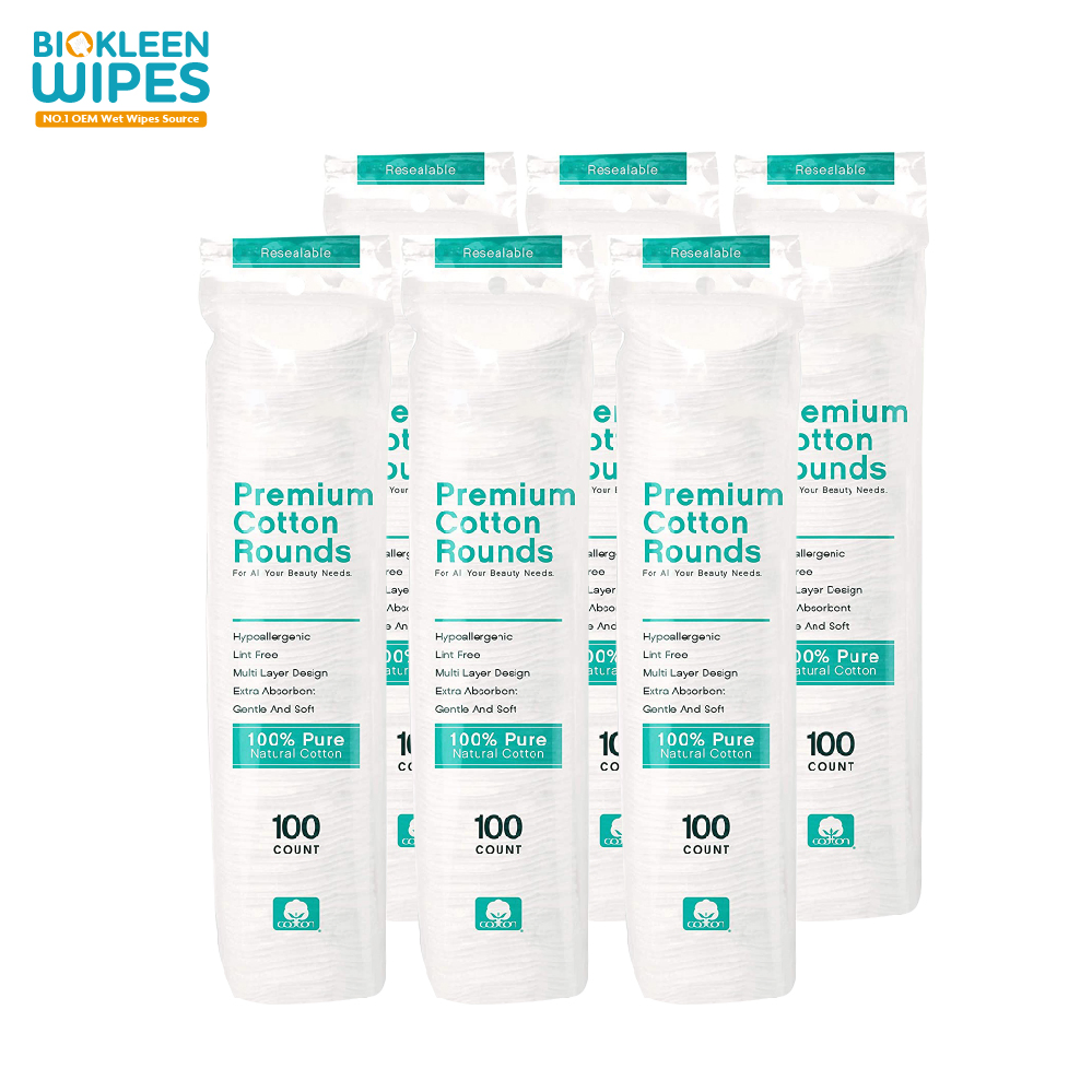 OEM Free Sample Facial Cleaning Deeply Pad Cosmetic Product Facial Cotton Pad Feminine Eco Friendly Makeup Remover Pads Cosmetics Suppliers