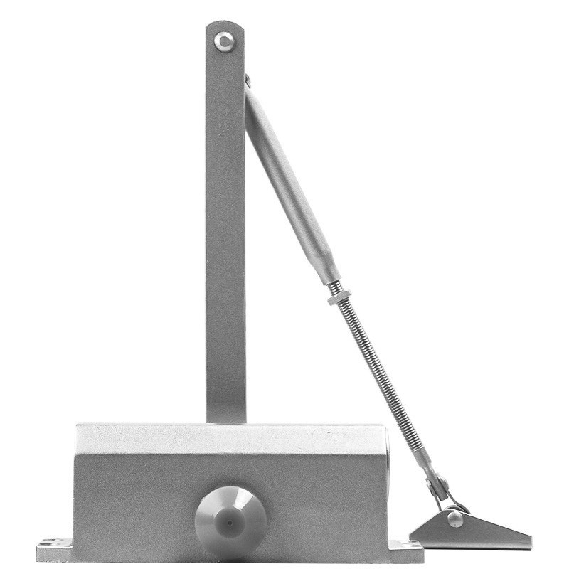 Silver Alloy Hydraulic Door Closer for 25-40kg Doors
