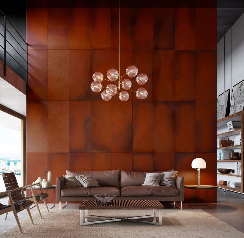 Interior Building Wall Panels Corten Steel Metal Cladding 2mm Corten Facade