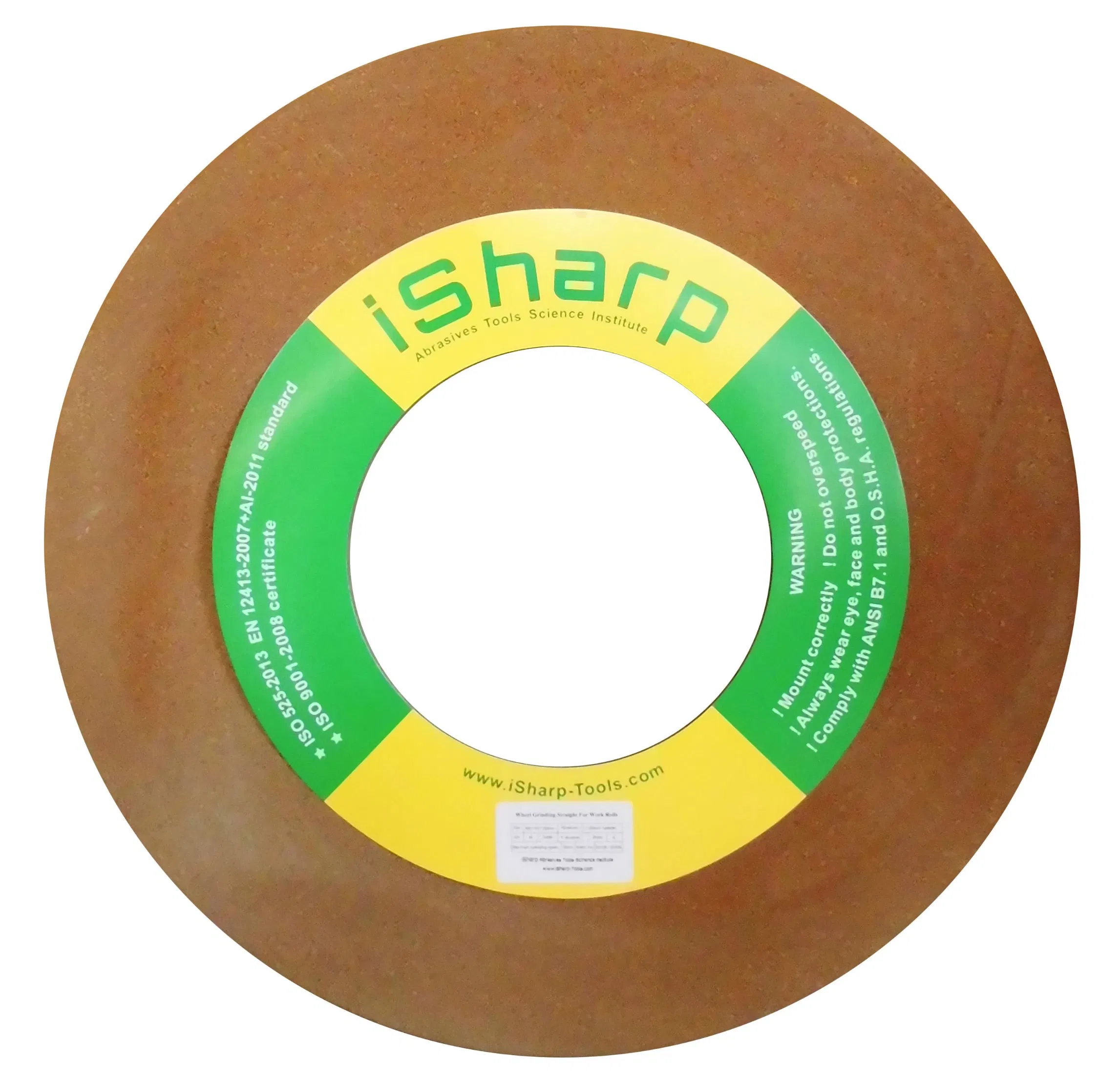 Isharp High Strength Vitrified Roll Grinding Wheel