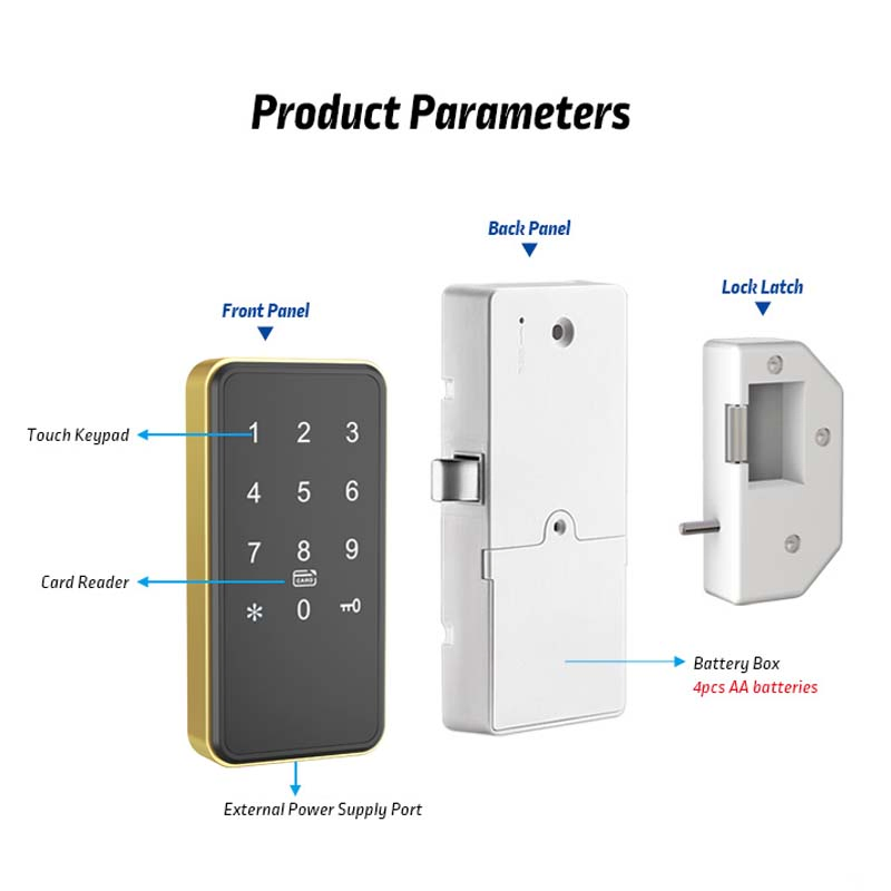 Ttlock Bluetooth Smart Digital RFID Card Cabinet Lock