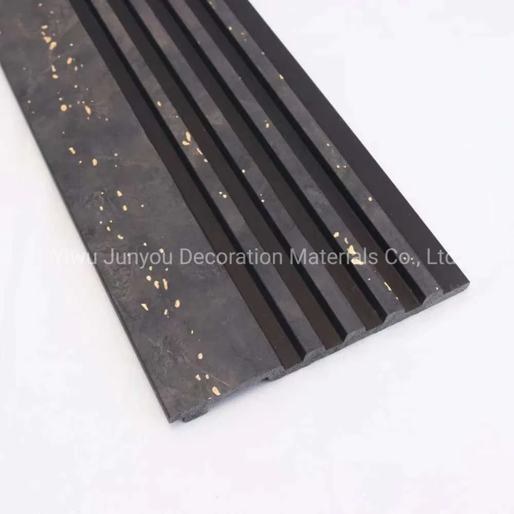 OEM Fluted 3D Wall Panel PS Polystyrene Wall Panel for Indoor Wall