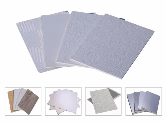 Waterproof Embossed Ceiling PVC Lamination Film Plasterboard Ceiling