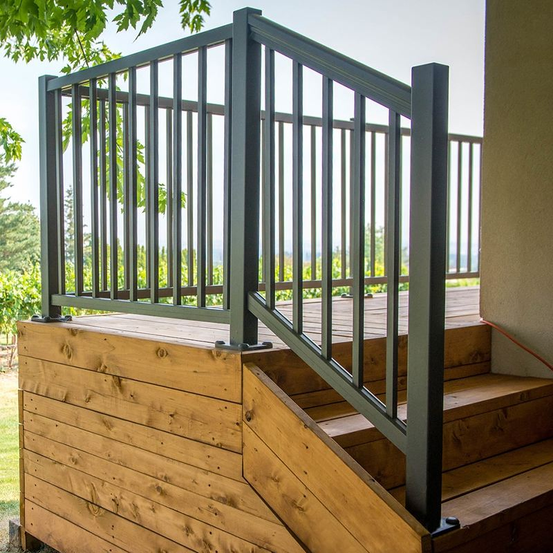 Aluminium Railing / Balustrade for Balcony and Stairs