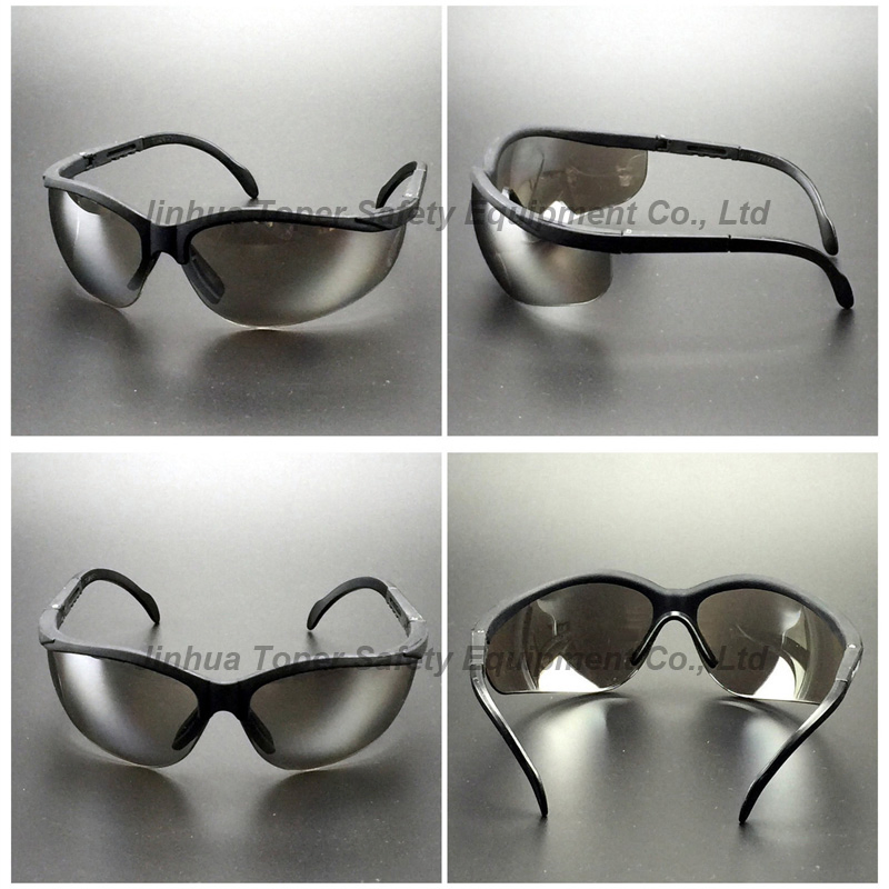 Adjustable Temple Safety Glasses Sunglasses Eye Protection (SG107)