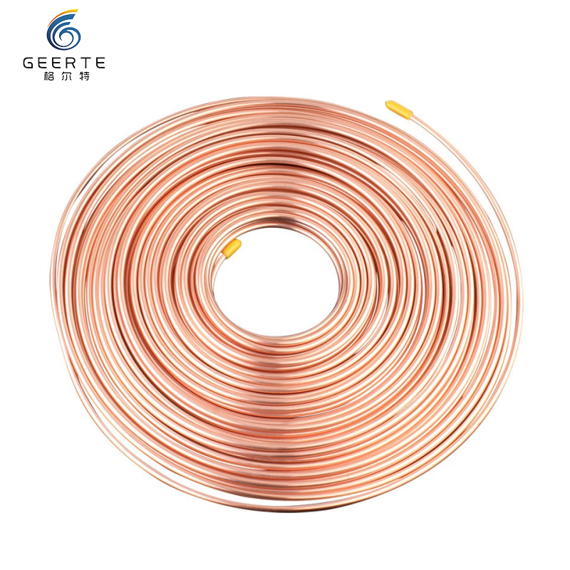 Copper Refrigeration Air Conditioner Coil Tube Pancake L Type Pipe