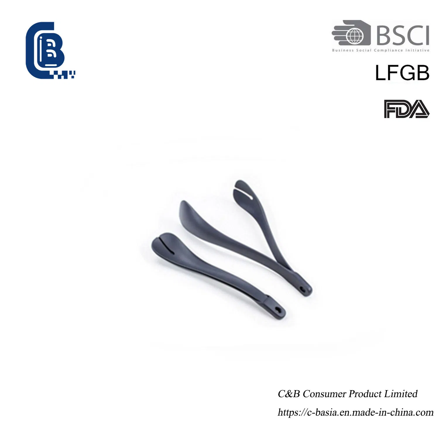 Multi-Purpose Kitchen Salad Cooking Food Tongs, Serving Baking PP Tongs