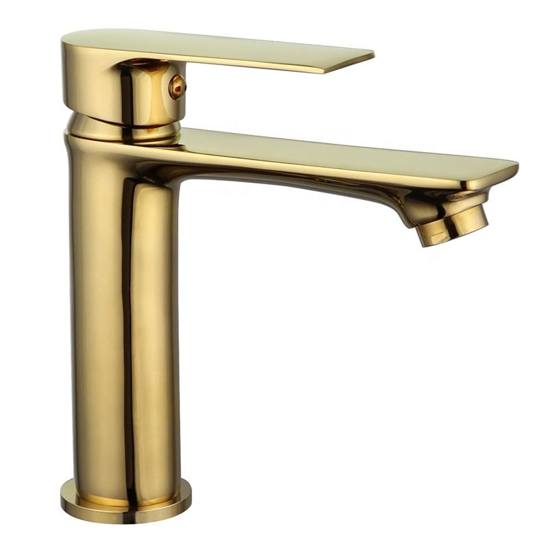 Luxury Rose Gold Faucets Golden Water Taps for Bathroom Basin Sink