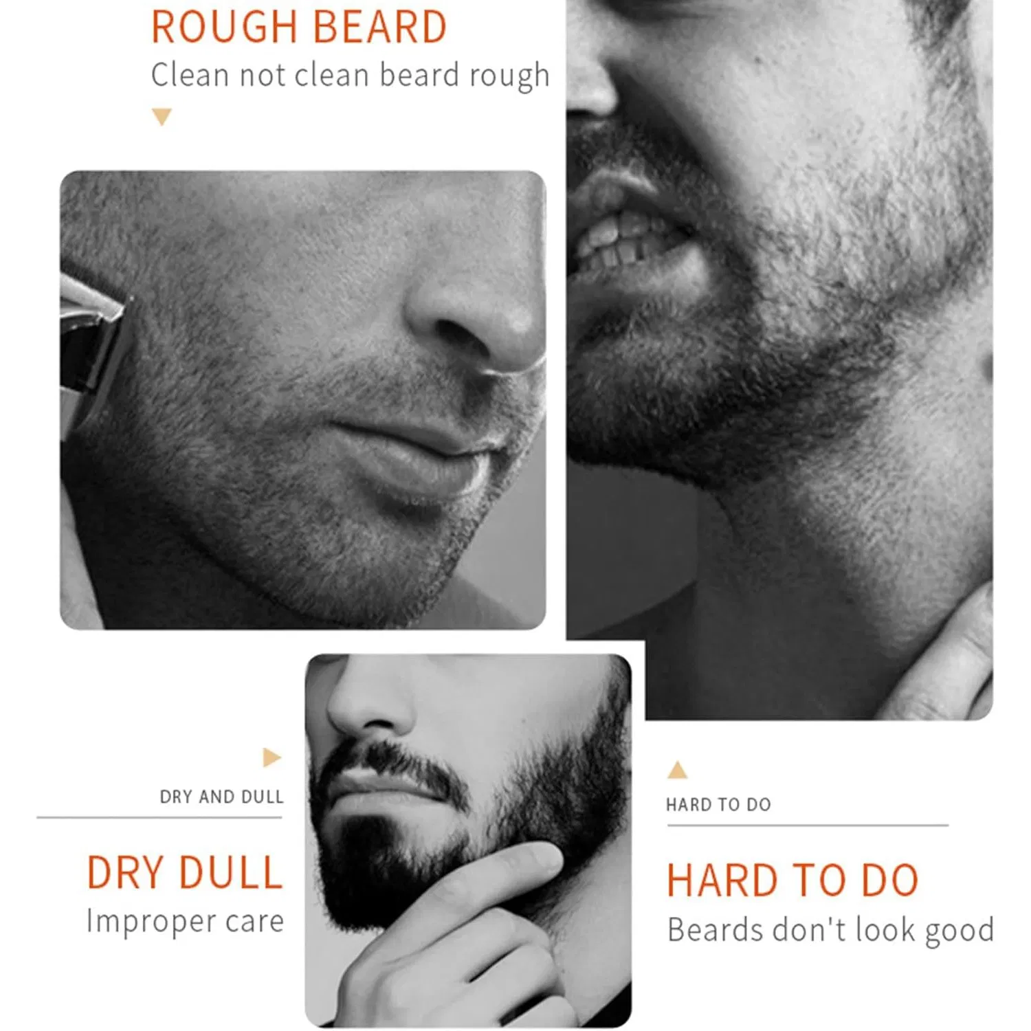 Beard Regrowth Oil Fortifies Follicles Boosts Fullness & Thickness