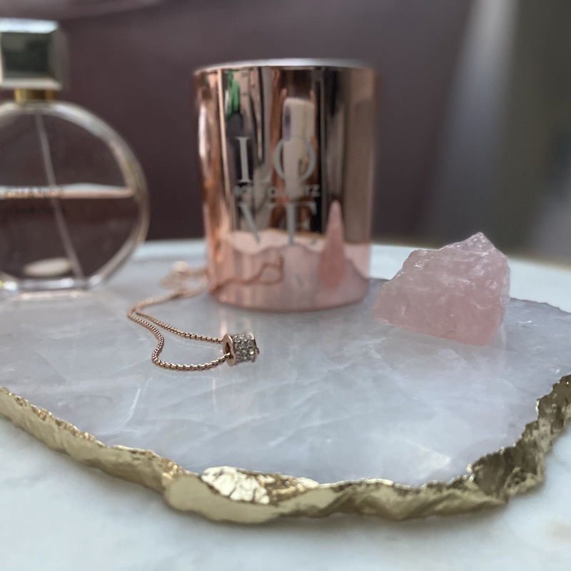 Purple Gold Edge Cheese Board for Food/Perfume