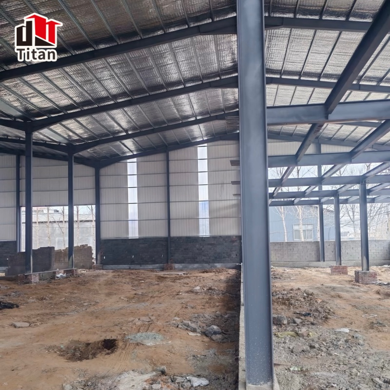 Customizable Prefabricated Steel Building for Industrial Workshop Project Use