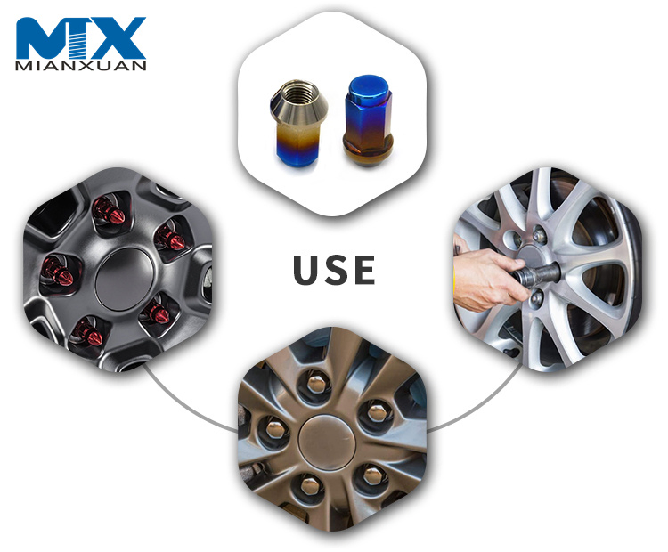 Car Fastener Parts Carbon Steel Wheel Lug Nut
