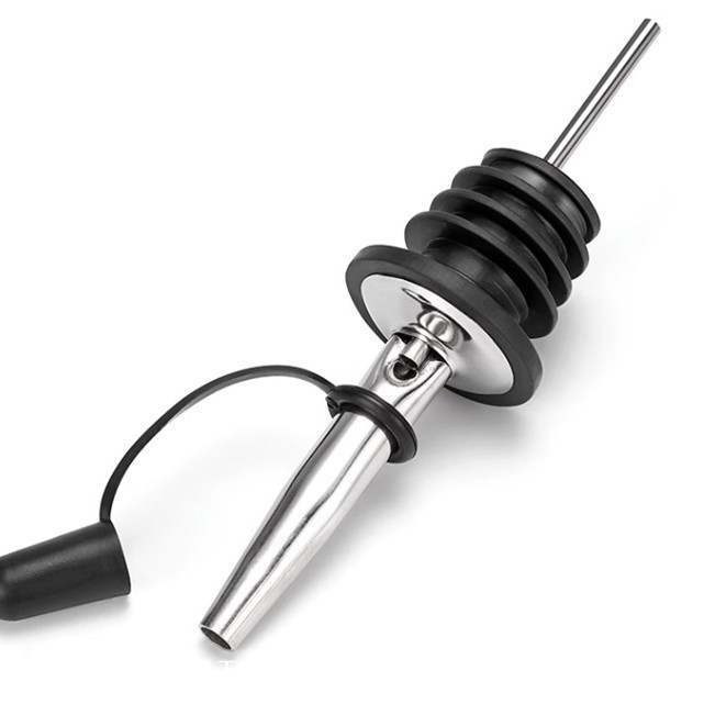 Wine Pourer One-Piece Cap Wine Stopper Stainless Steel Spout Zihe Kitchen