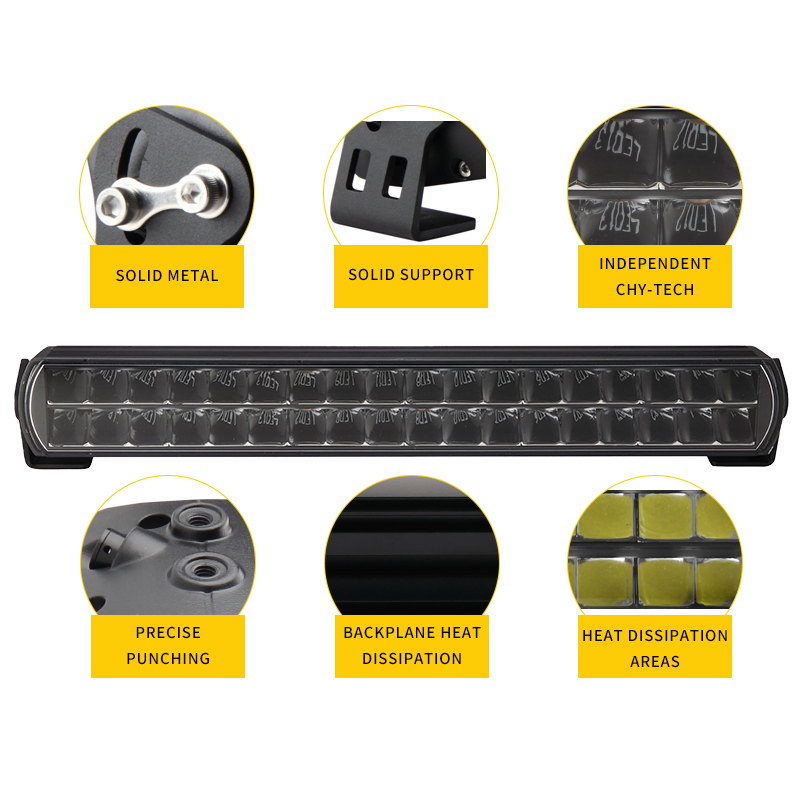 180W Double Row Light Bar, IP68, ECE R112 Approved for Road Use