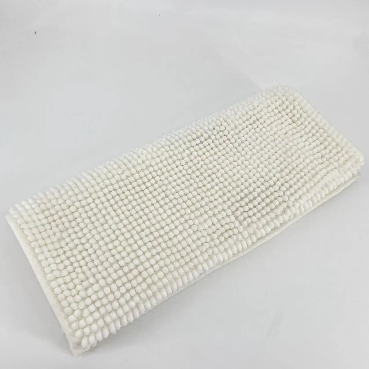 Chenille Bath Rug Non Slip Soft Shaggy Chenille Bath Mat Custom Shape Mat Bathroom Rug Sets