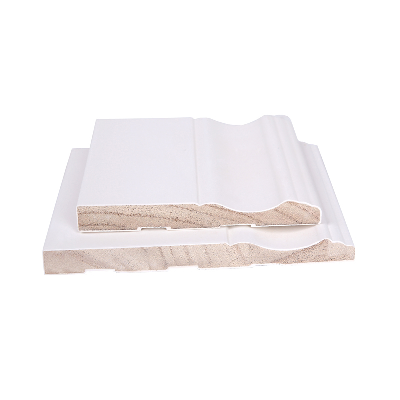 Eco-Friendly White Skirting Board with Water-Based Paint Finish