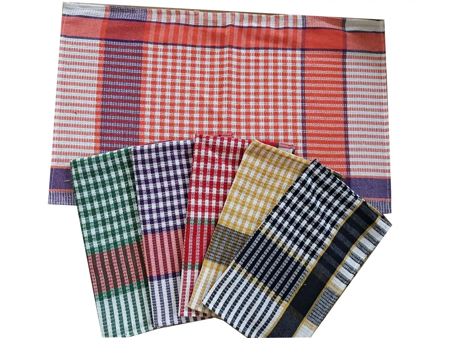 Pack of 6 Cotton Kitchen Dish Towels