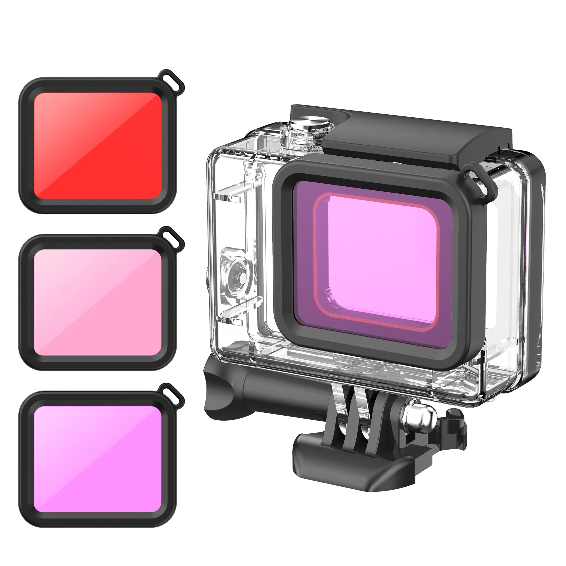 3PCS/Set Lens Filter for Gopro 5 6 7 Sport and Action Camera Accessories