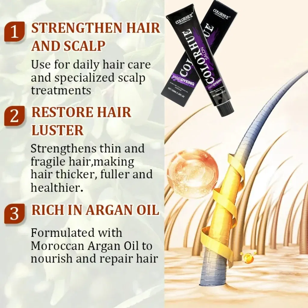 Best Hot Sale Purestyle 69 Colors Hair Dye Cream Colorhue Dye Cream