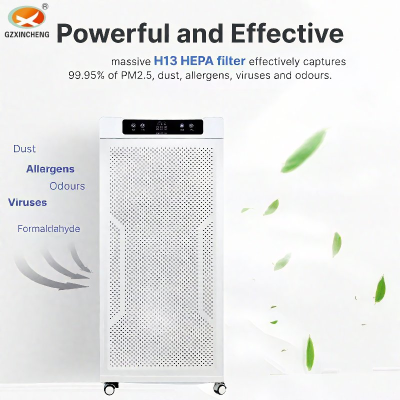 2-in-1 School Air Disinfector & Purifier - HEPA Filter + UV-C Sterilization for Healthy Indoor Air