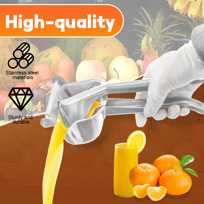 Daosheng Wholesales Manual Stainless Steel 304 Citrus Orange Juice Extractor Lime Lemon Hand Press Squeezer Juicer