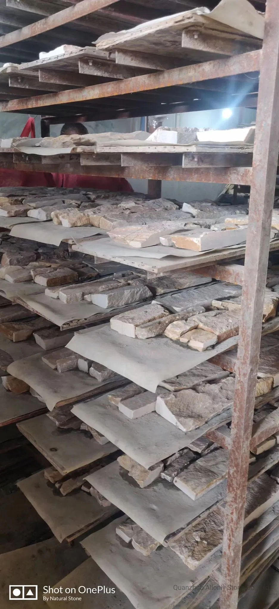 Natural Rusty Yellow Slate Culture Stone Wall Cladding for Outdoor