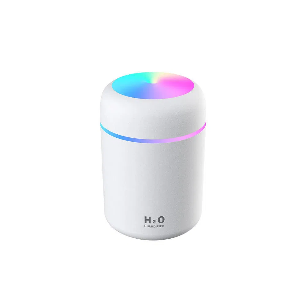 Colorful LED Light Home Electric Air Diffuser 300ml Spray Mist USB H2O Ultrasonic Mini Portable Humidifier