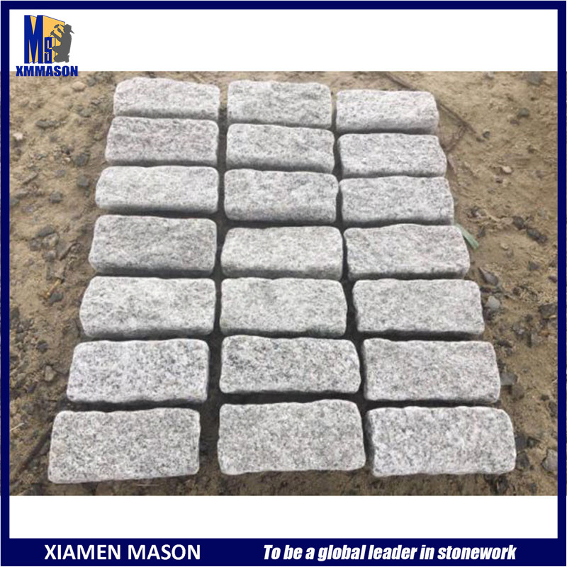 G623 Grey Granite Pavers Paving Stone Sett Block for Pavement Driveway Decoration