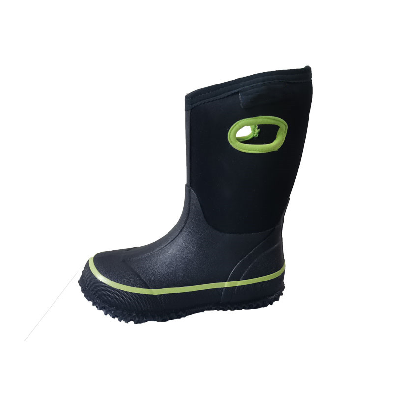 New Design Children Waterproof Neoprene Rubber Rain Boots for Kids