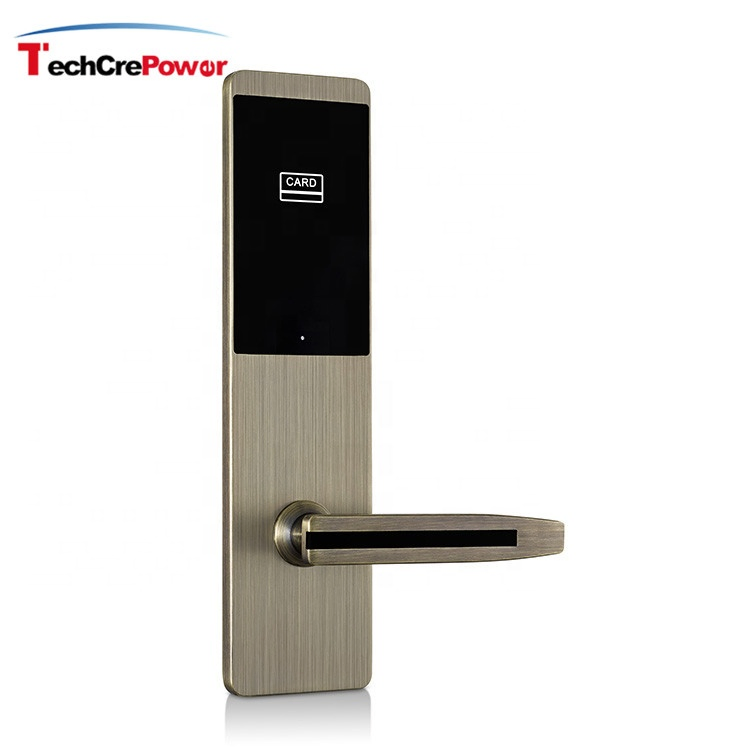 E825 Low Consume RFID Smart Hotel Room Door Lock System Hotel Lock System