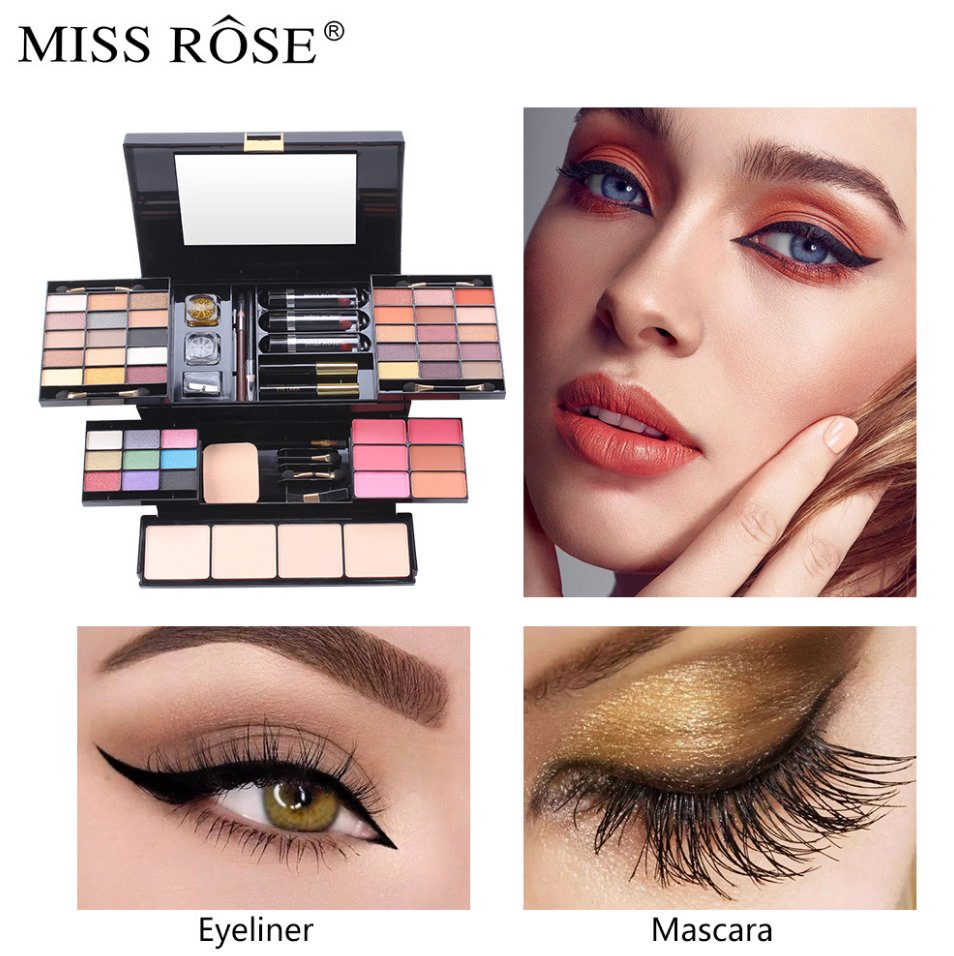 Online Wholesale and Retail 39 Colors Eyeshadow Make-up Artist Makeup Case Blush Powder Lipstick Mascara Full Face Makeup Set Multi-Function Cosmetics Palette