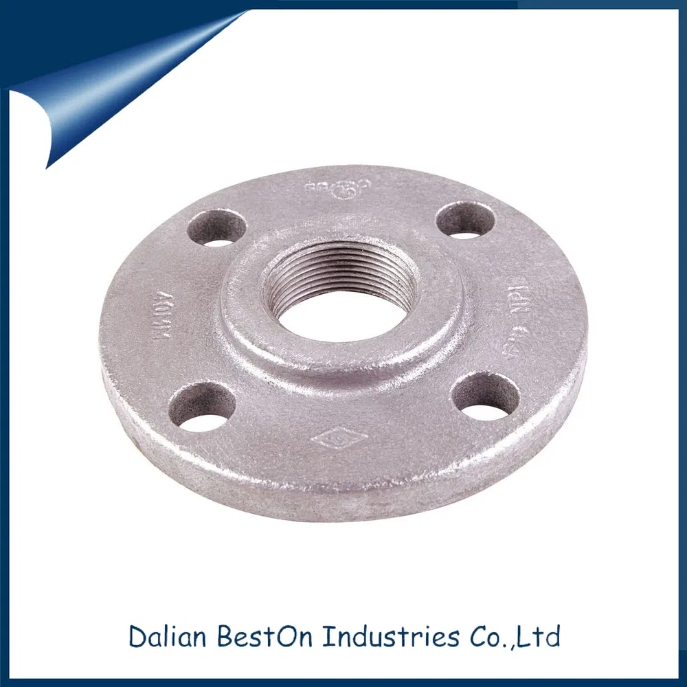 En10242 Galvanized Threaded Malleable Cast-Iron Pipe Fittings for HVAC Water Loops