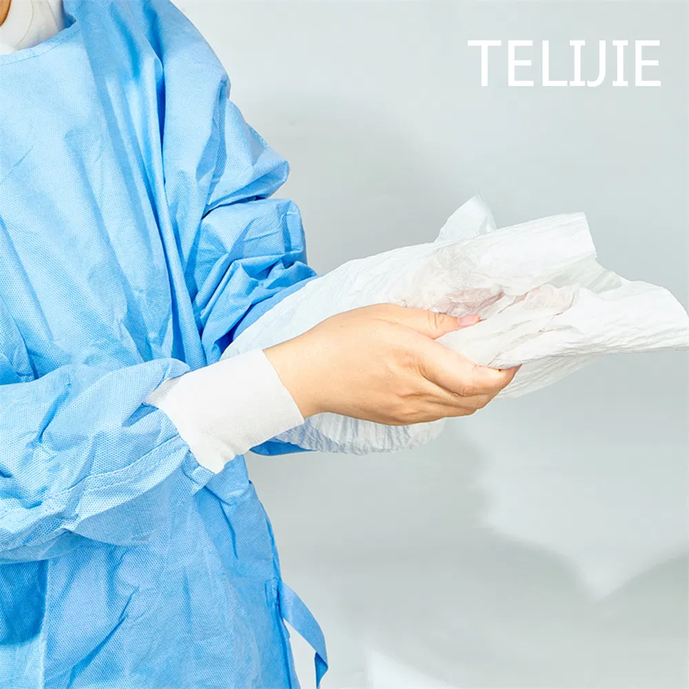 Disposable White Scrim Reinforced Bath Towels