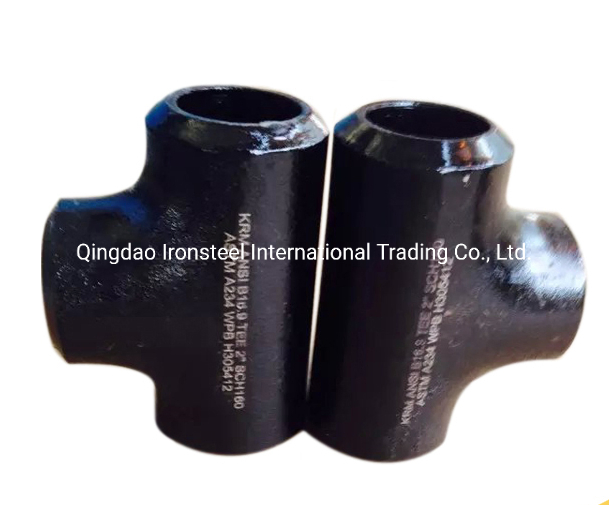 ASME B16.9 ASTM A234 Wpb Pipe Fitting DN200 Equal/Reducing Carbon Steel Tee