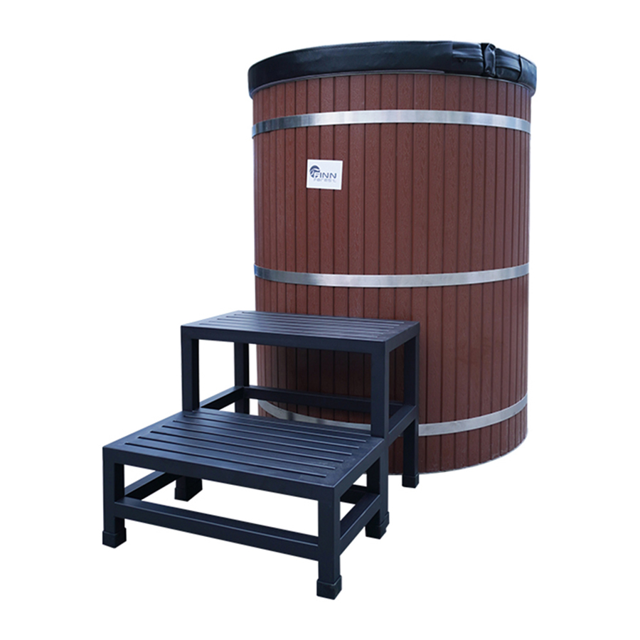 Custom Size Wooden Ice Bath Tub for Commercial Project