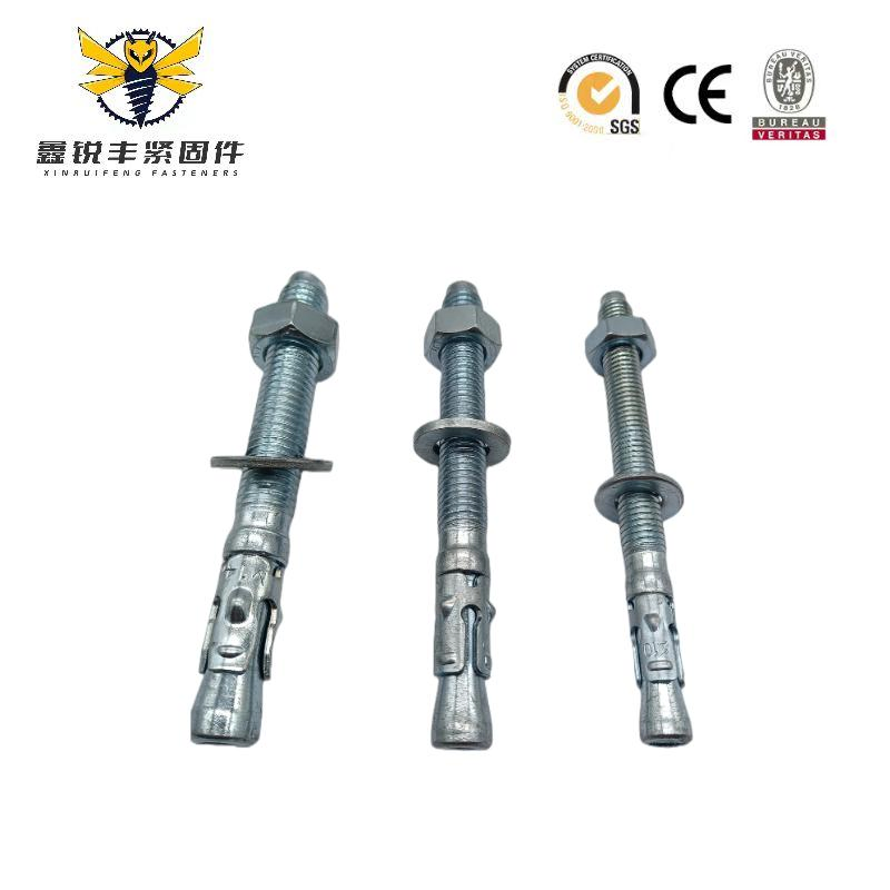 Customized Wedge Anchor Galvanizing Finish Carbon Steel Expansion Bolt Anchor for Concrete