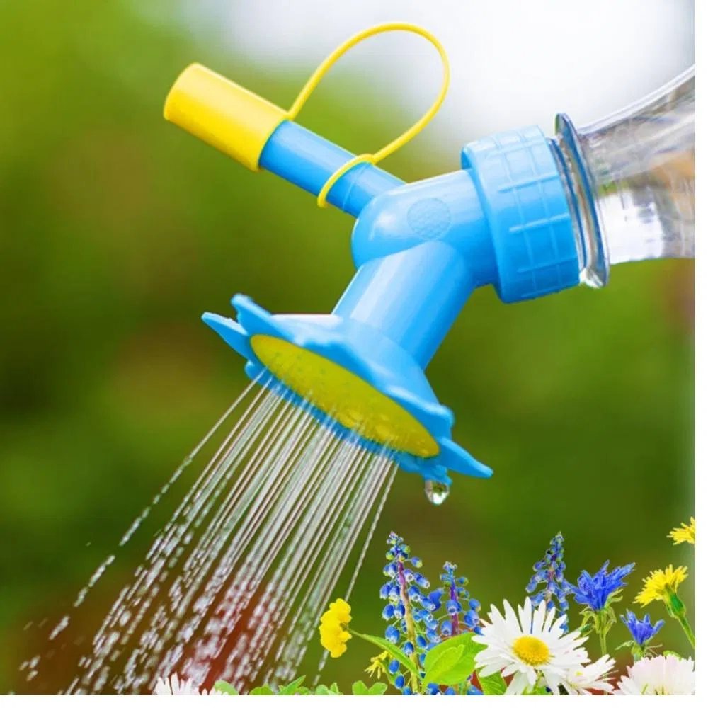 Single/Double Head Sunflower Shape Watering Cap Plant Sprayer Gardening Tool Esg20074