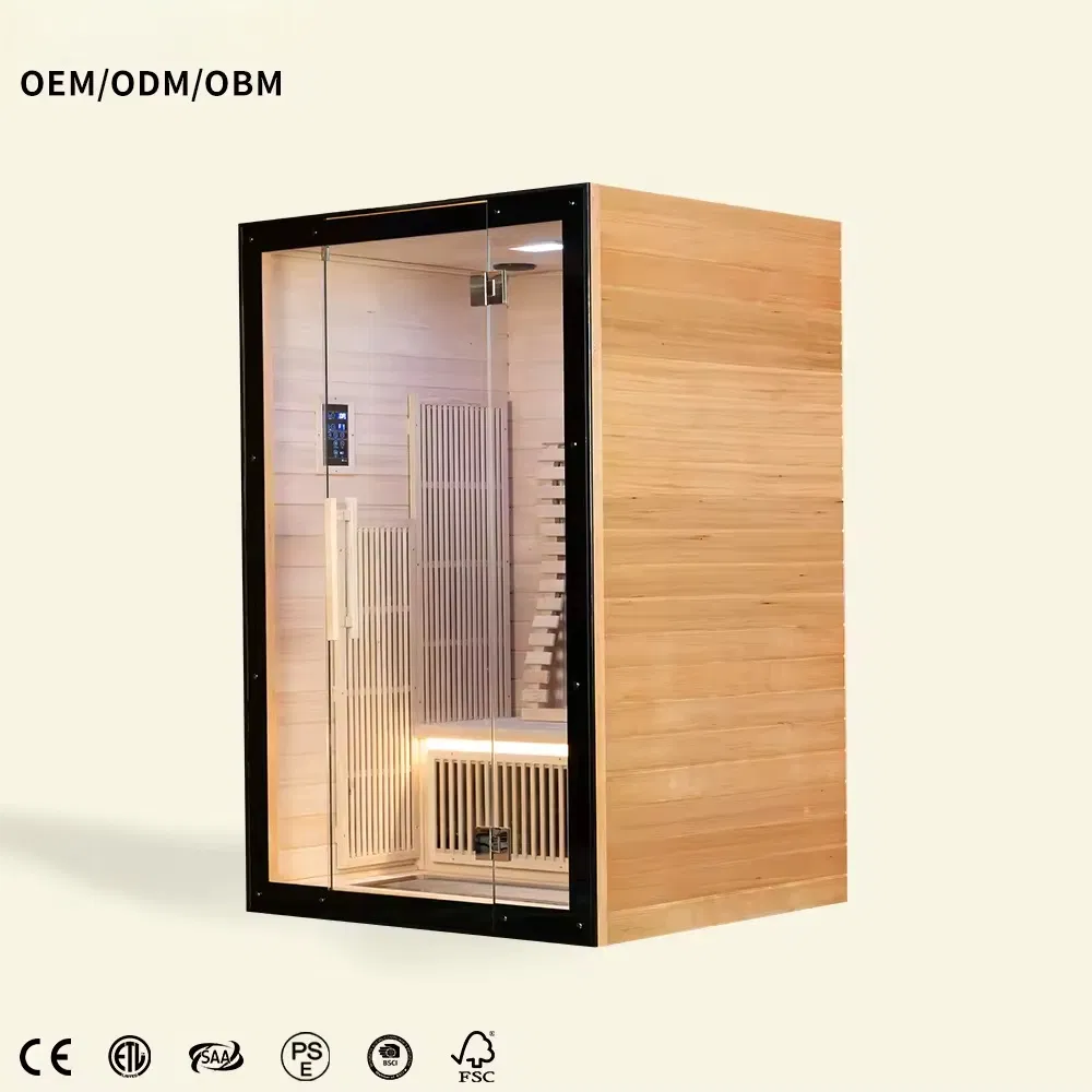 Инфракрасная сауна для 2 человек с подсветкой