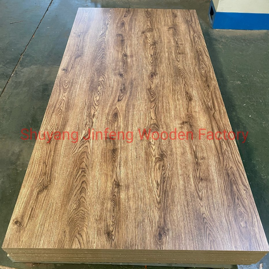 Natural Veneer Faced or Melamine Face Blockboard MDF Plywood Particle board
