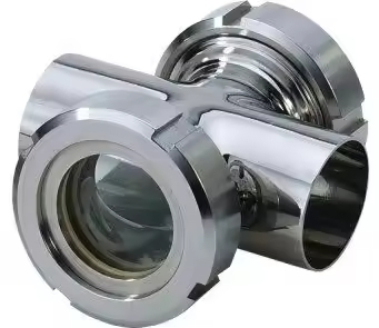 Four-Way Sight Glass Stainless Steel Hygienic Weld Tubular Sight Glass