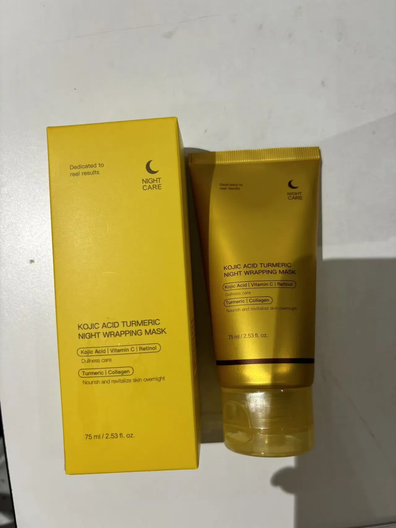 Hot Sales 75ml Face Care Peel off Mask Nourishing Overnight Turmeric Night