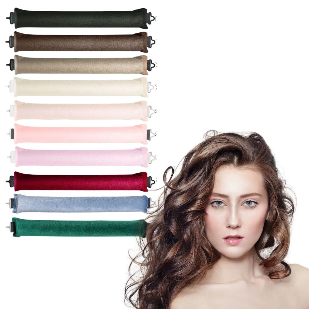 No Heat Heatless Hair Curlers Hair Accessories for Women Hair Styling Tools Set