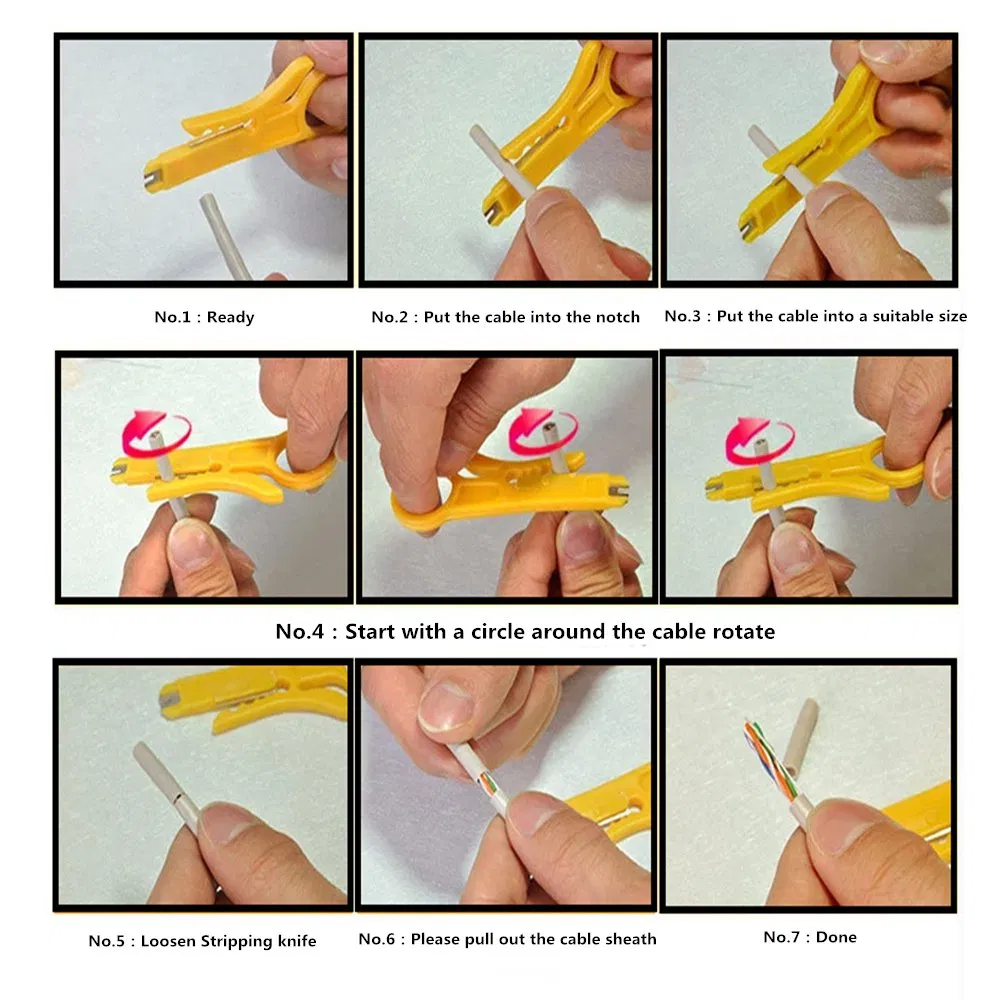 Клещи для зачистки и обжима проводов SYJC-CS1