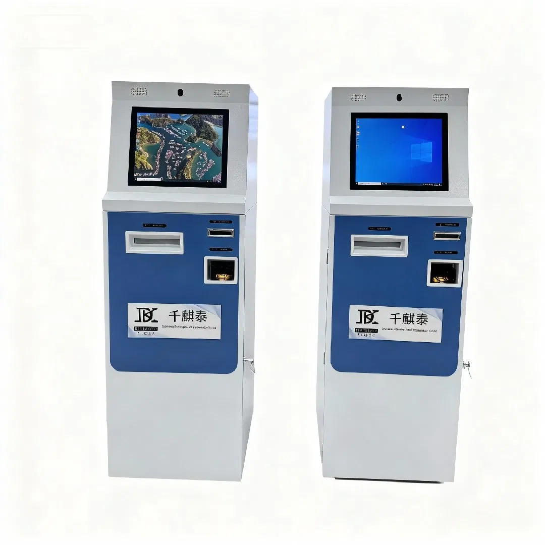 High Speed Automatic Banknote Deposit Machine Cash Dispenser Self Service ATM Kiosks with Touch Screen