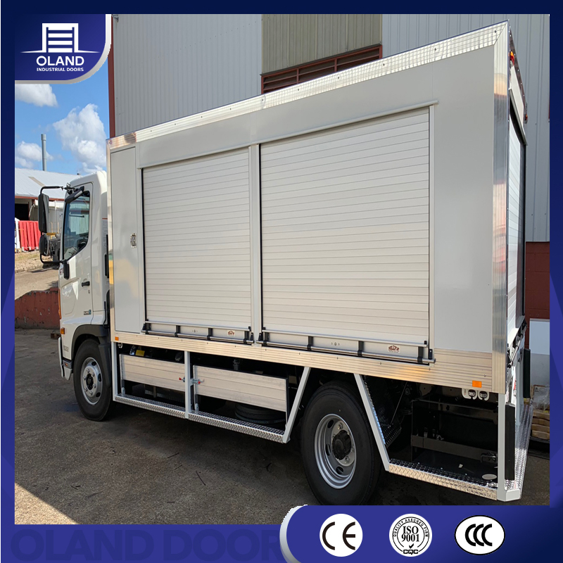 Cheap Aluminum Alloy Emergency Truck Roll up Compartment Door with Brush Seal and Rubber Gasket Weatherproof Vehicle Car Roller Shutter Door for Fire Truck Use