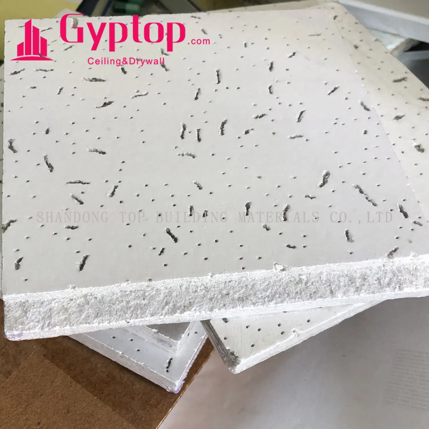 Acoustic Mineral Fiber Ceiling Board 12mm/15mm Mineral Wool Board for Ceiling System